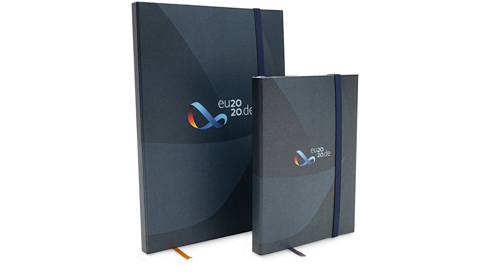 Branded Book. Individuelles Notizbuch von tyyp hergestellt für die Präsidentschaft EU2020.