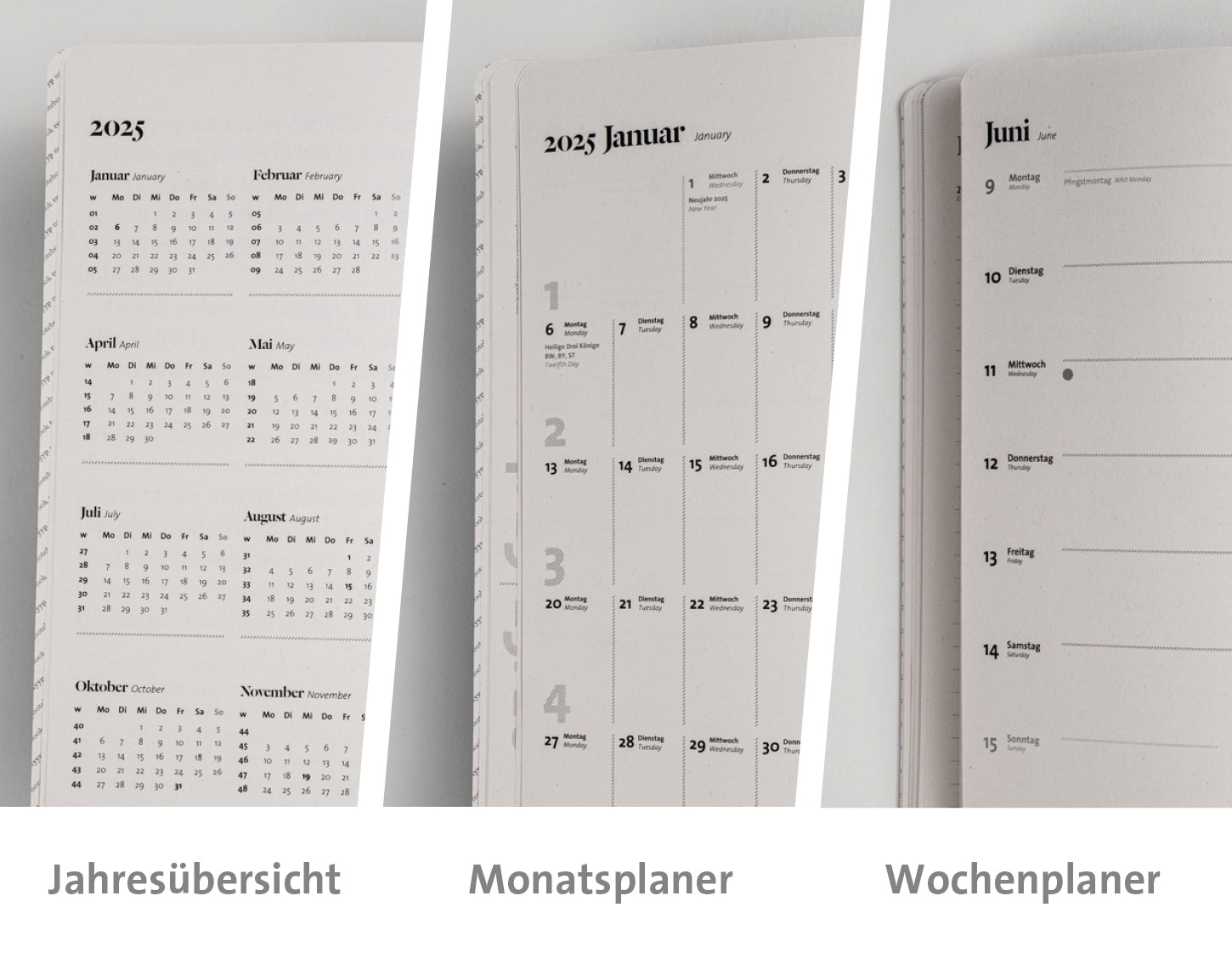 Taschenkalender 2025 „Design Kalender“