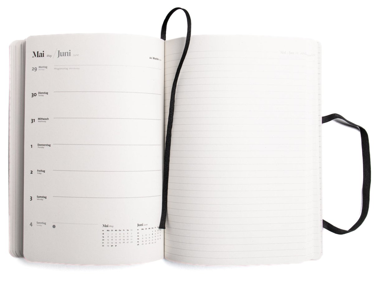 Wochenlayout Taschenkalender 2025 „Design Kalender“ - tyyp