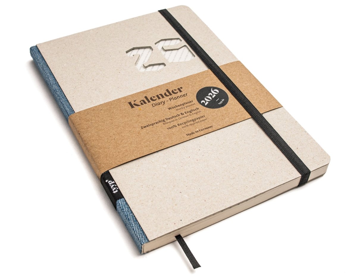 Taschenkalender 2026 – kompakt, klar, nachhaltig - tyyp