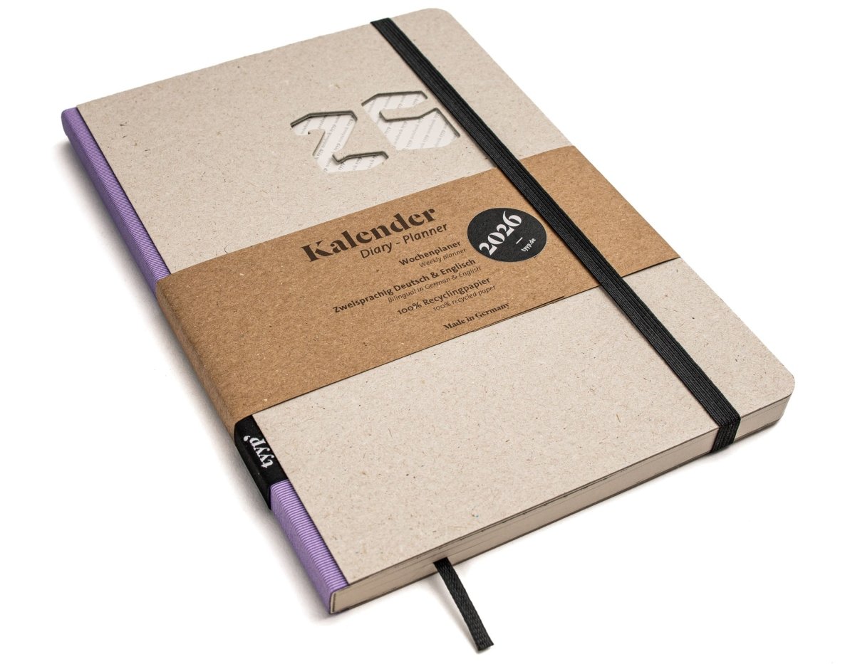 Taschenkalender 2026 – kompakt, klar, nachhaltig - tyyp