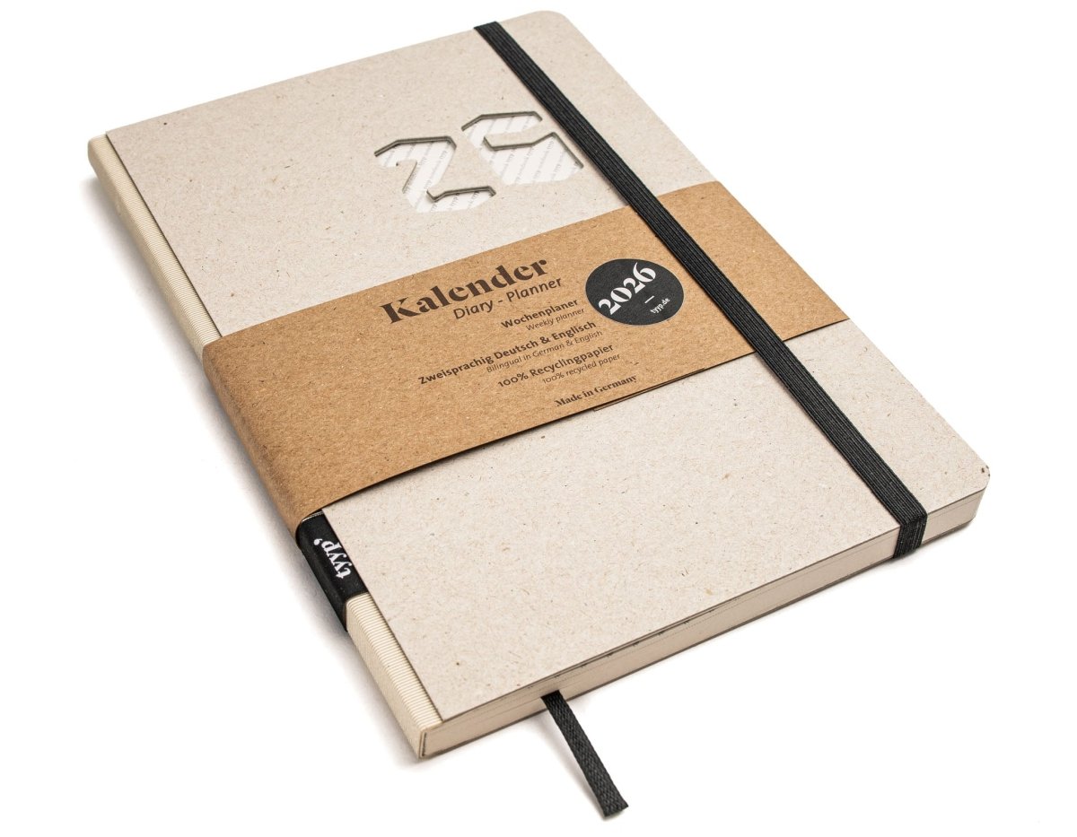Taschenkalender 2026 – kompakt, klar, nachhaltig - tyyp