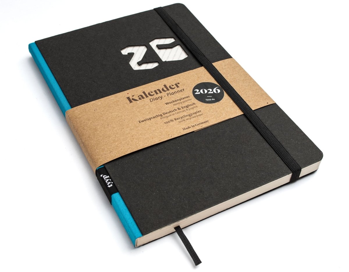 Taschenkalender 2026 – kompakt, klar, nachhaltig - tyyp