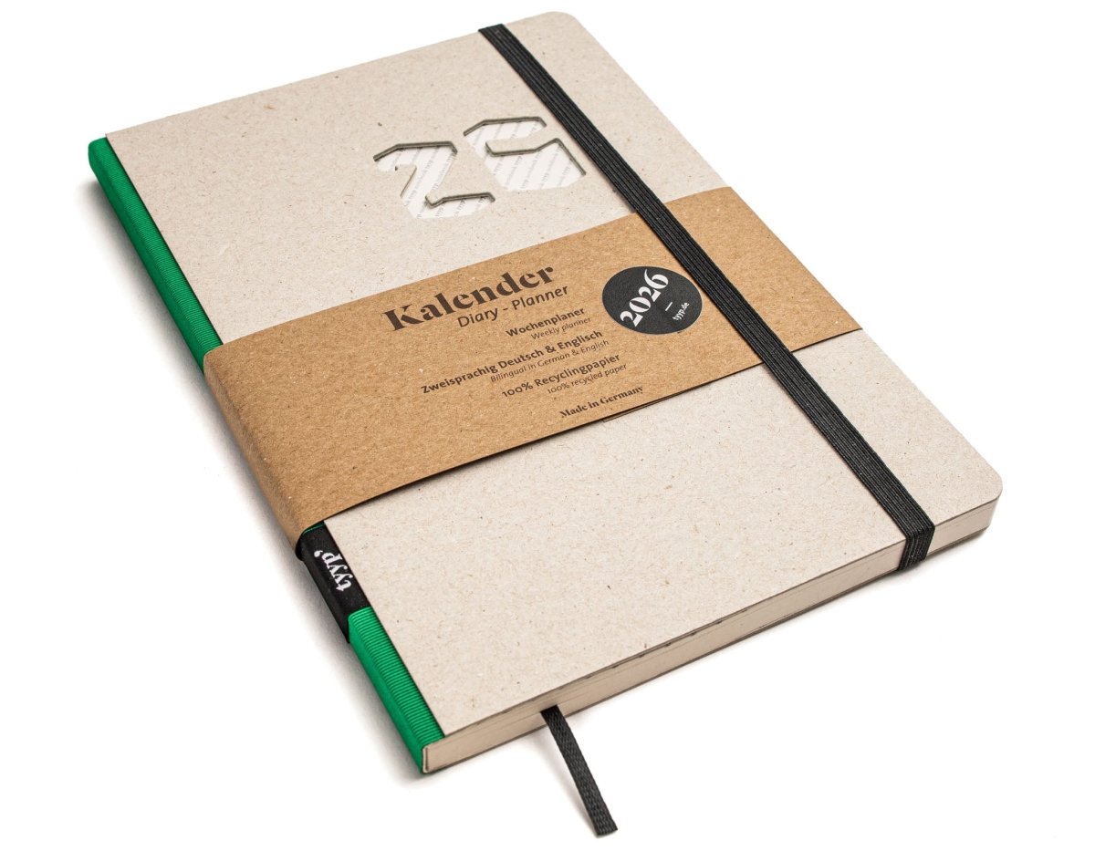 Taschenkalender 2026 – kompakt, klar, nachhaltig - tyyp