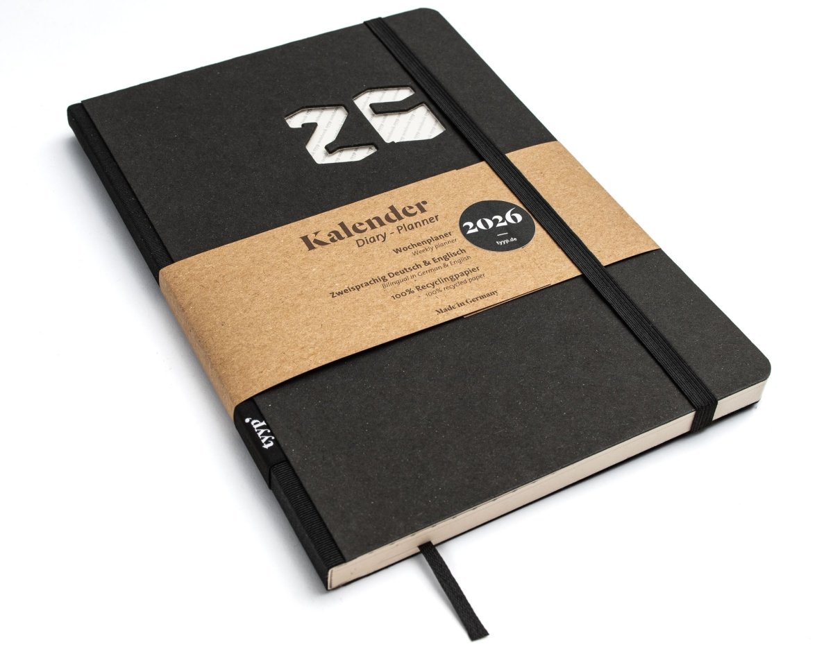 Taschenkalender 2026 – kompakt, klar, nachhaltig - tyyp