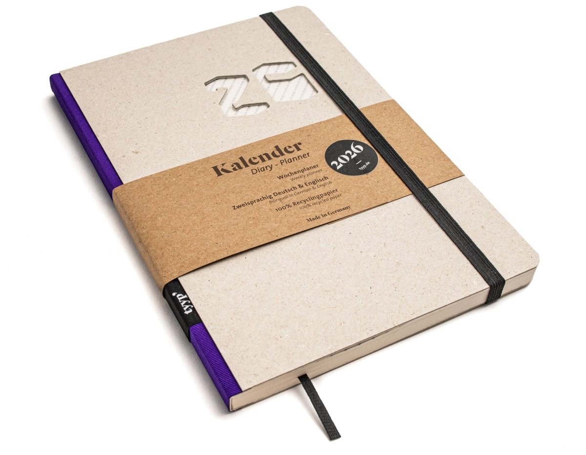 Taschenkalender 2026 – kompakt, klar, nachhaltig - tyyp