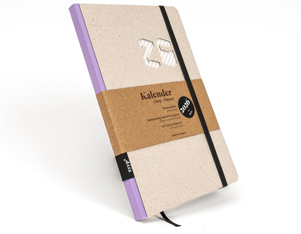 Taschenkalender 2026 – kompakt, klar, nachhaltig - tyyp