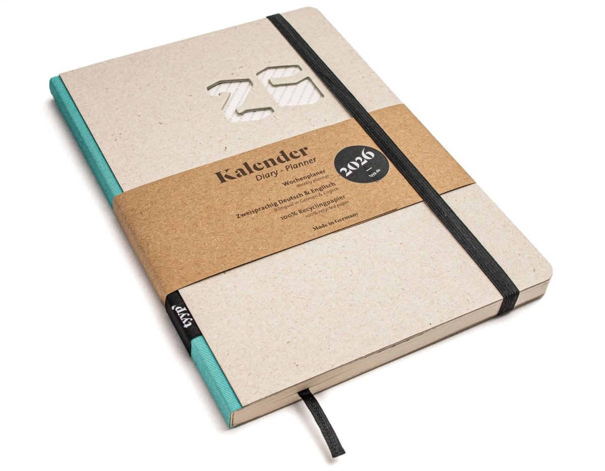 Taschenkalender 2026 – kompakt, klar, nachhaltig - tyyp