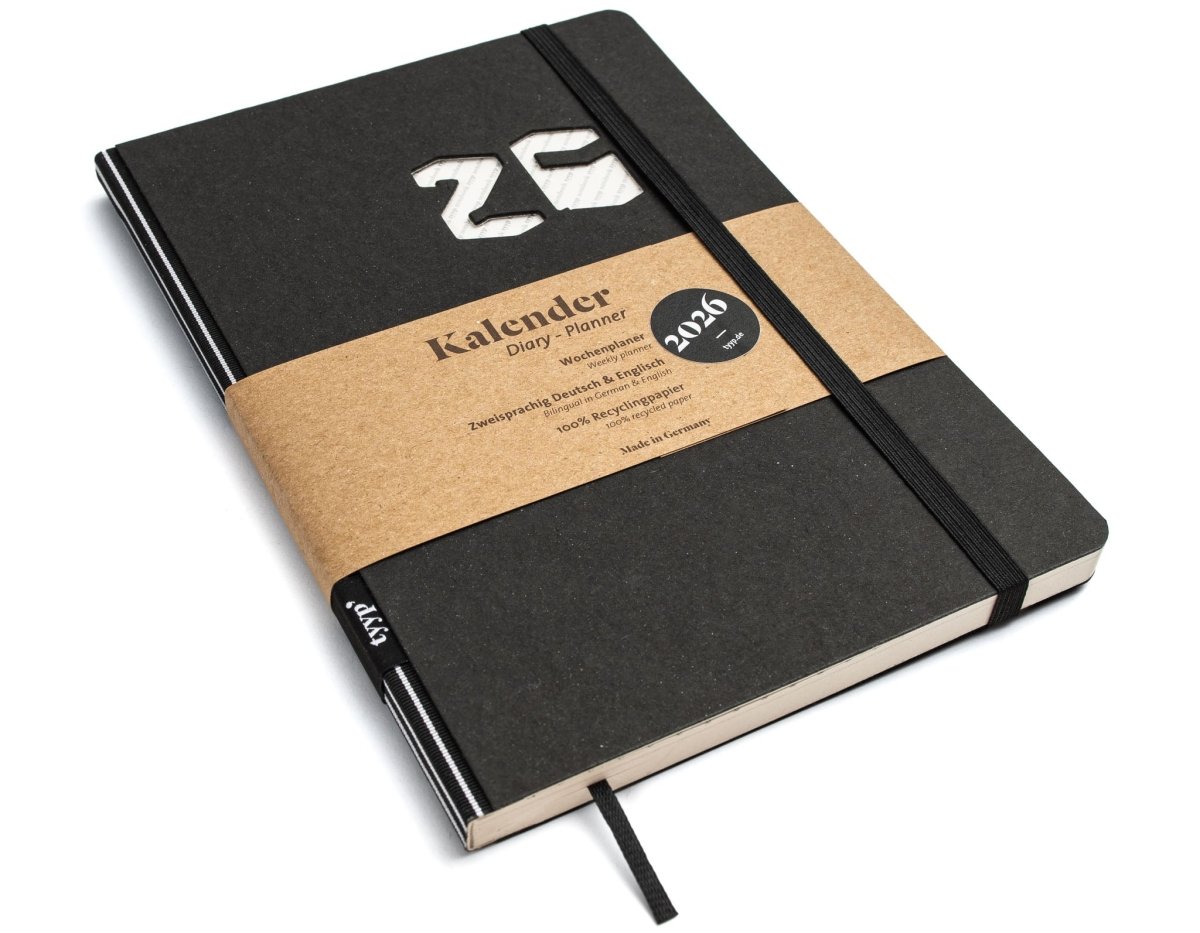 Taschenkalender 2026 – kompakt, klar, nachhaltig - tyyp