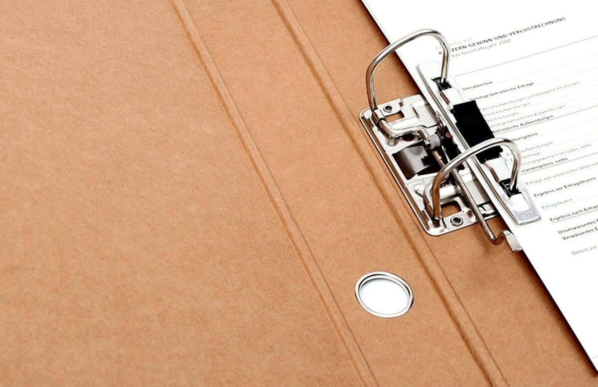 Recycling Ordner mit Kantenschutz (B-Ware) - tyyp