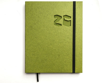Buchkalender 2026 mit Schweizer Broschur - tyyp