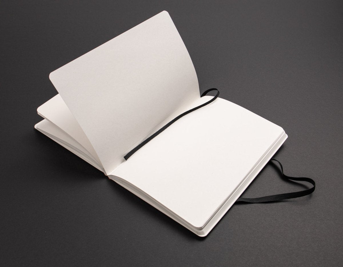 Farbiges Notizbuch A5 – Cover, Gummiband & Lesezeichen farblich abgestimmt - tyyp