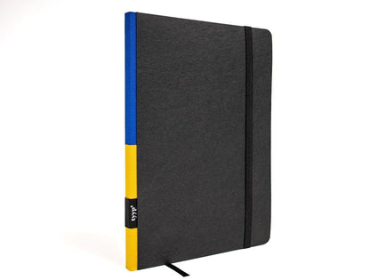 Notizbuch A5 „Klassik“ mit Logo - Prägung (10–100 Stück) (Recyclingpapier) - tyyp