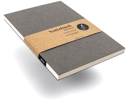 Notizbuch A5 PURE – Hardcover, blanko, 180°-Aufschlag - tyyp
