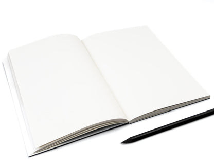 Notizbuch A5 PURE – Hardcover, blanko, 180°-Aufschlag - tyyp