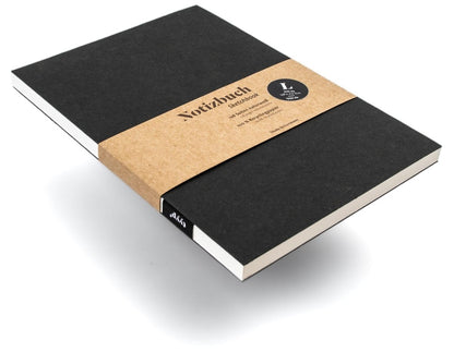 Notizbuch A5 PURE – Hardcover, blanko, 180°-Aufschlag - tyyp