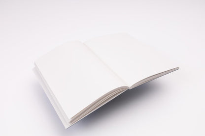 Notizbuch A5 PURE – Hardcover, blanko, 180°-Aufschlag - tyyp