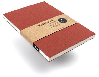Notizbuch A5 PURE – Hardcover, blanko, 180°-Aufschlag - tyyp