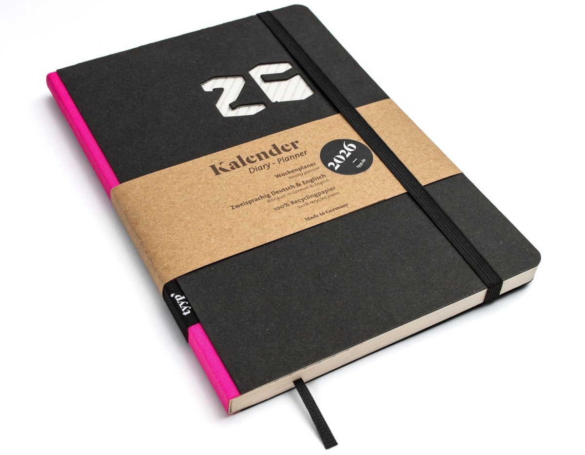 Taschenkalender 2026 – kompakt, klar, nachhaltig - tyyp