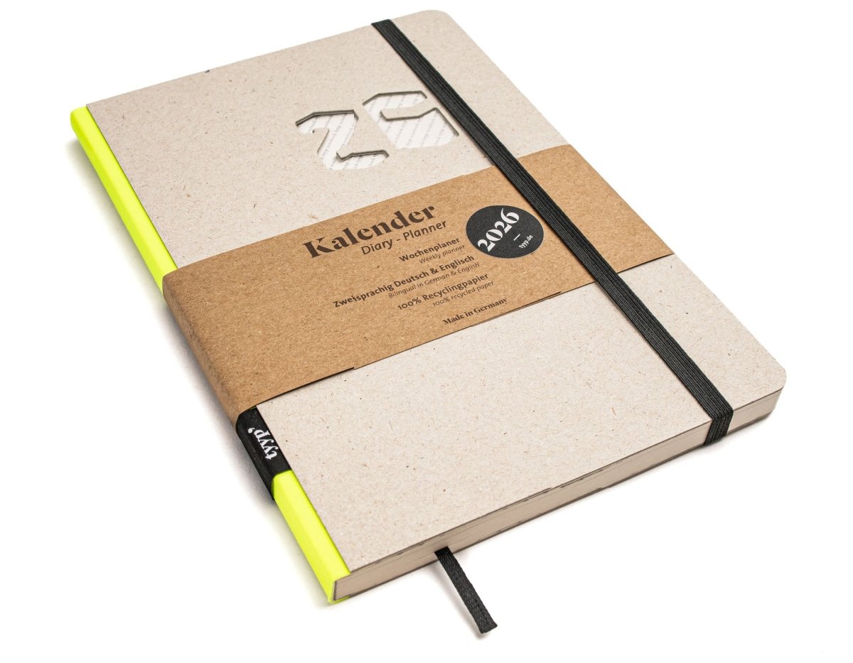 Taschenkalender 2026 – kompakt, klar, nachhaltig - tyyp
