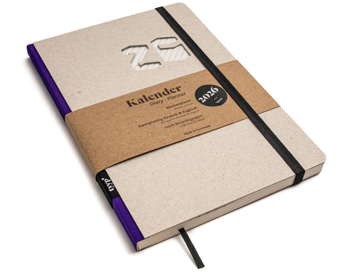 Taschenkalender 2026 – kompakt, klar, nachhaltig - tyyp