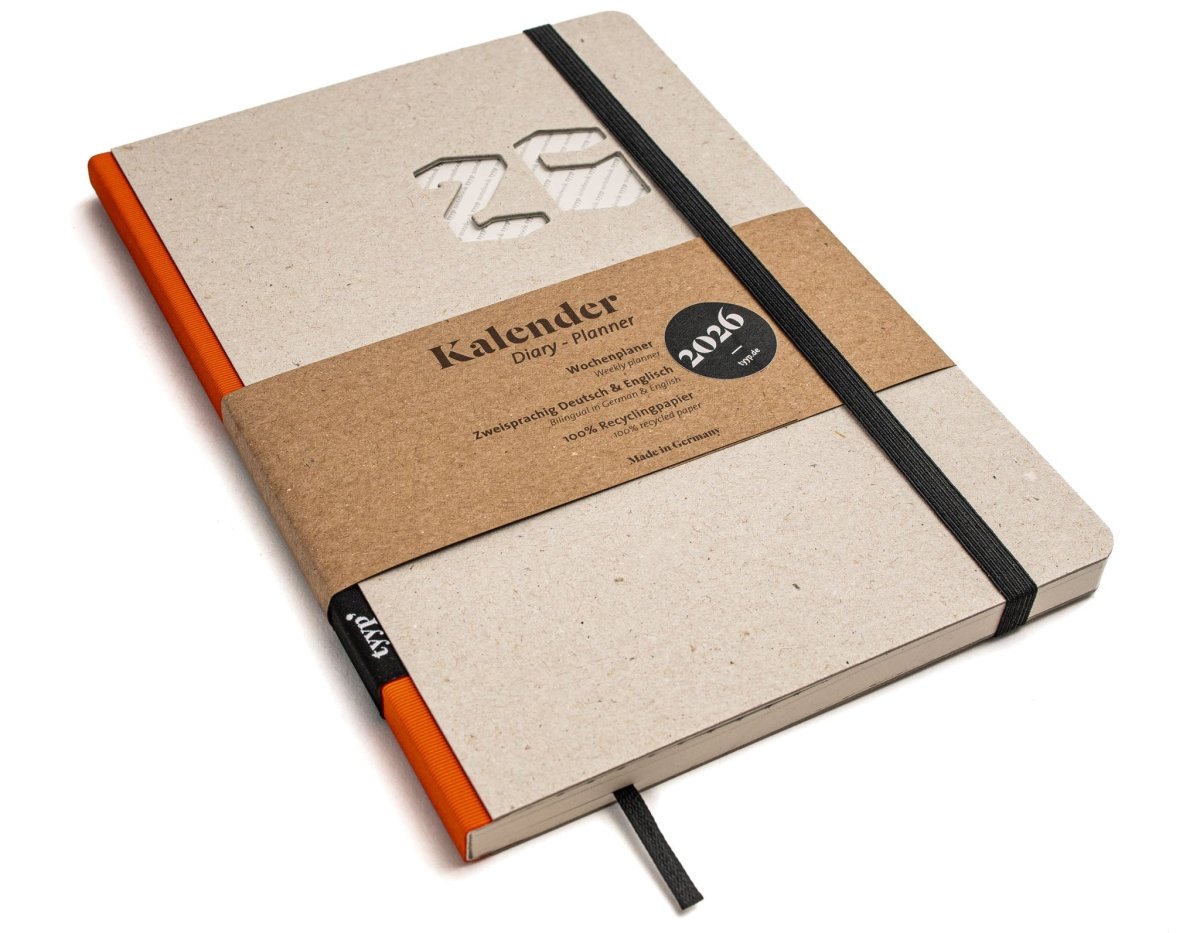 Taschenkalender 2026 – kompakt, klar, nachhaltig - tyyp