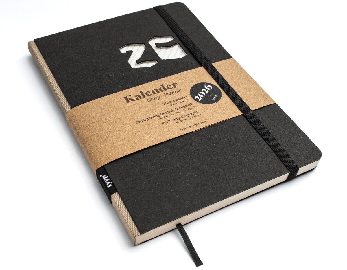 Taschenkalender 2026 – kompakt, klar, nachhaltig - tyyp