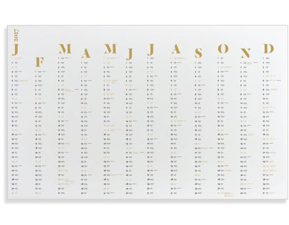 Wandkalender 2027 - tyyp