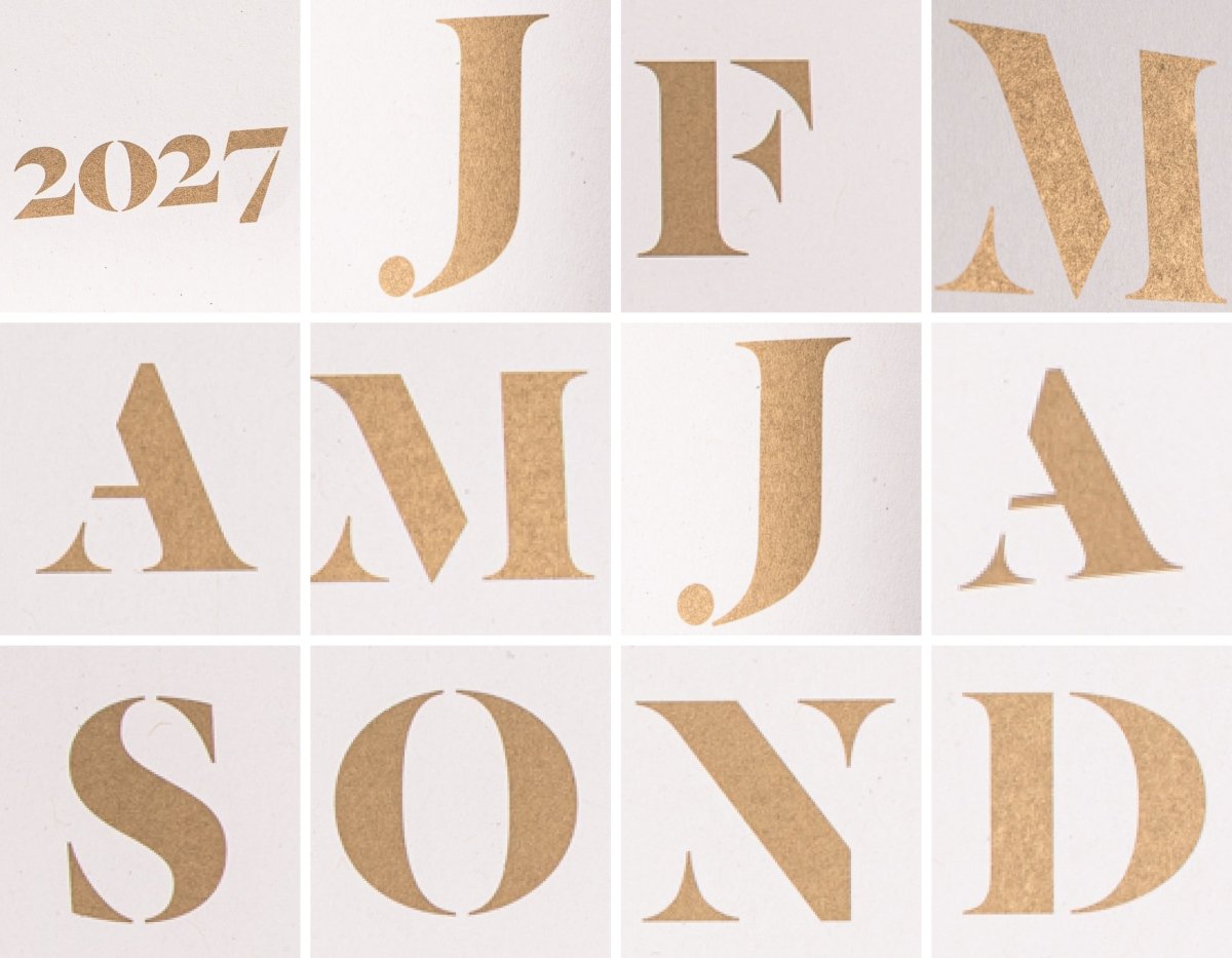 Wandkalender 2027 - tyyp