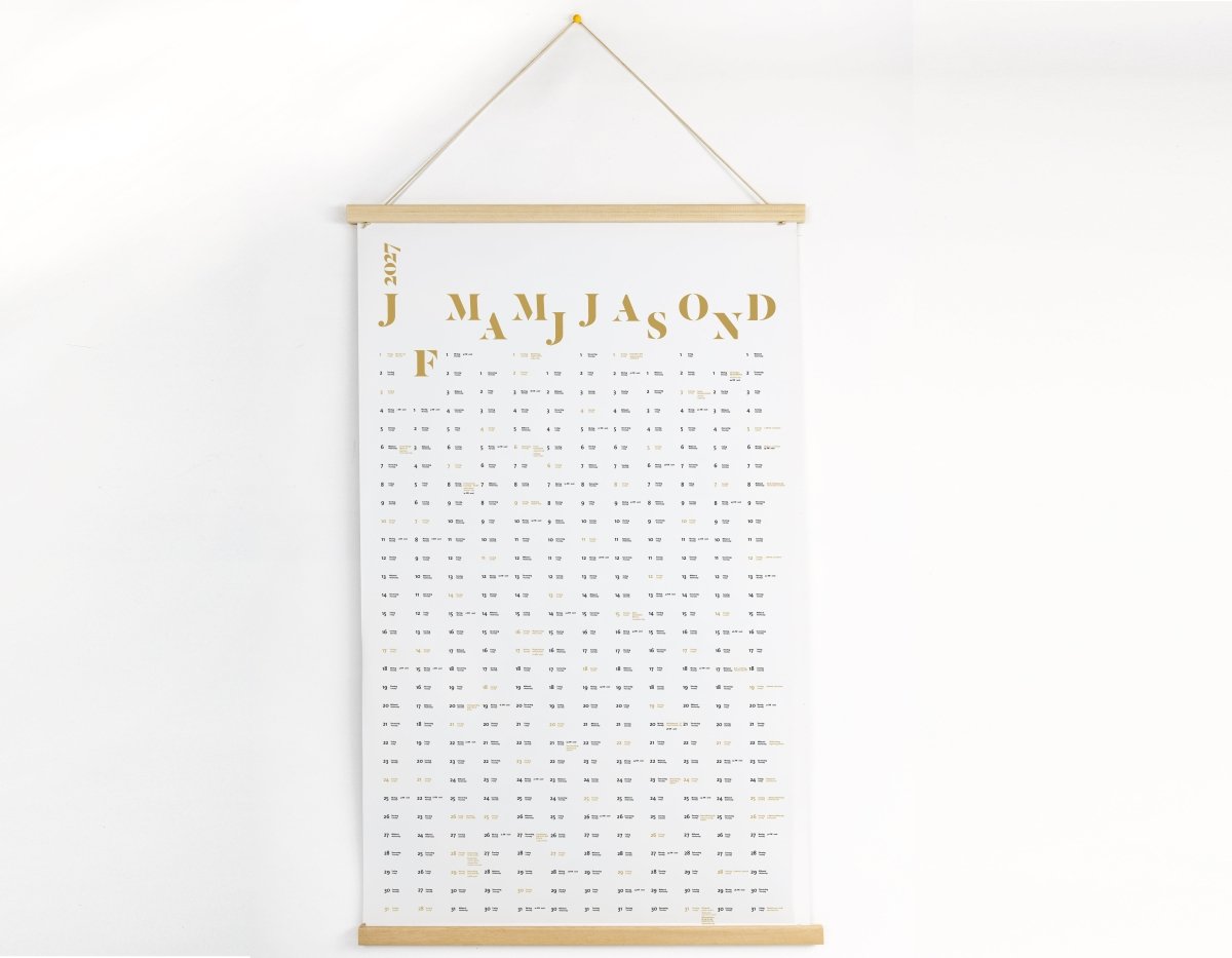 Wandkalender 2027 - tyyp