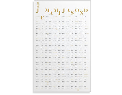 Wandkalender 2027 - tyyp