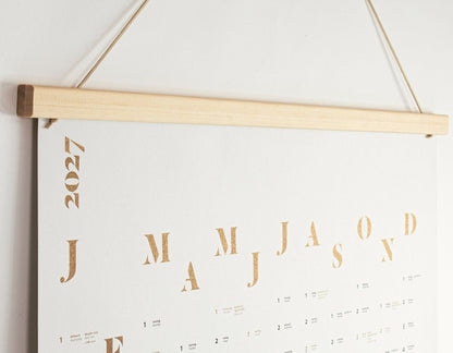Wandkalender 2027 - tyyp