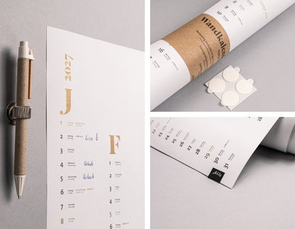 Wandkalender 2027 - tyyp