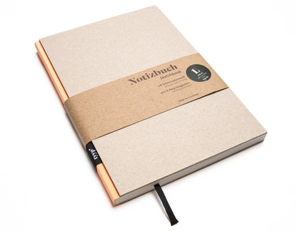 Design notebook A5 made of 100% recycled paper "BerlinBook"