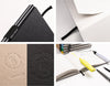 Design Notizbuch Querformat A5 aus 100 % Recyclingpapier „BerlinBook“ - tyyp