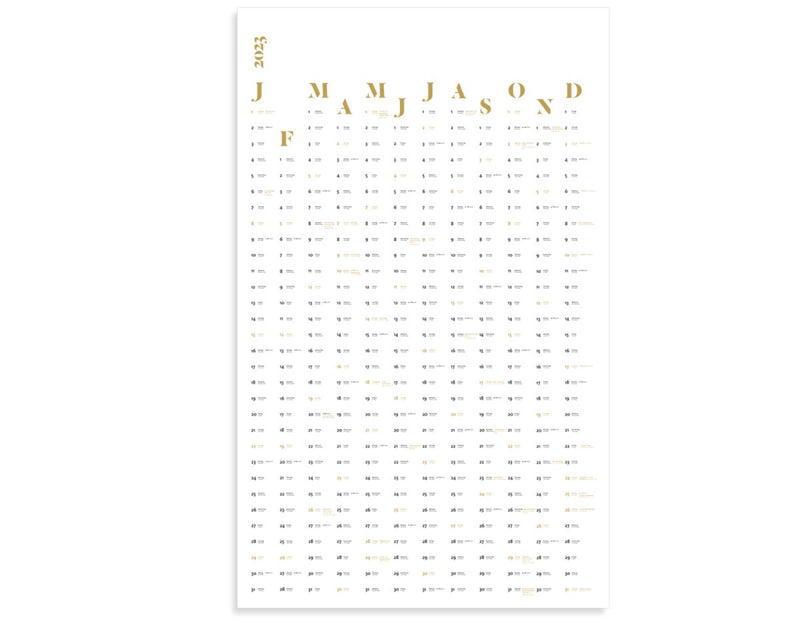 Jahreskalender 2023 „Wandkalender Design 2023“ - tyyp