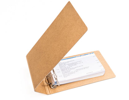 aufbewahrung kontoauszüge papierform Kontoauszugsordner DIN Lang - nachhaltig aus Recyclingpappe