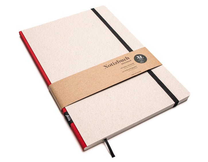 Nachhaltiges Notizbuch A4 aus 100 % Recyclingpapier „Klassik“ - tyyp