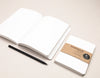 Notizbuch Querformat A5 Softcover aus 100 % Recyclingpapier „Blanko“ - tyyp